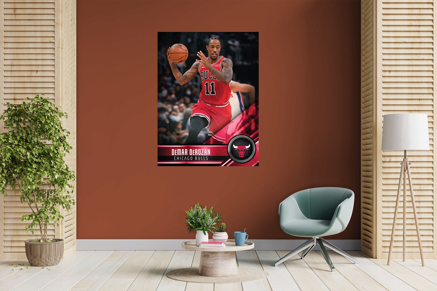 Chicago Bulls: DeMar DeRozan Poster - Officially Licensed NBA Removable Adhesive Decal