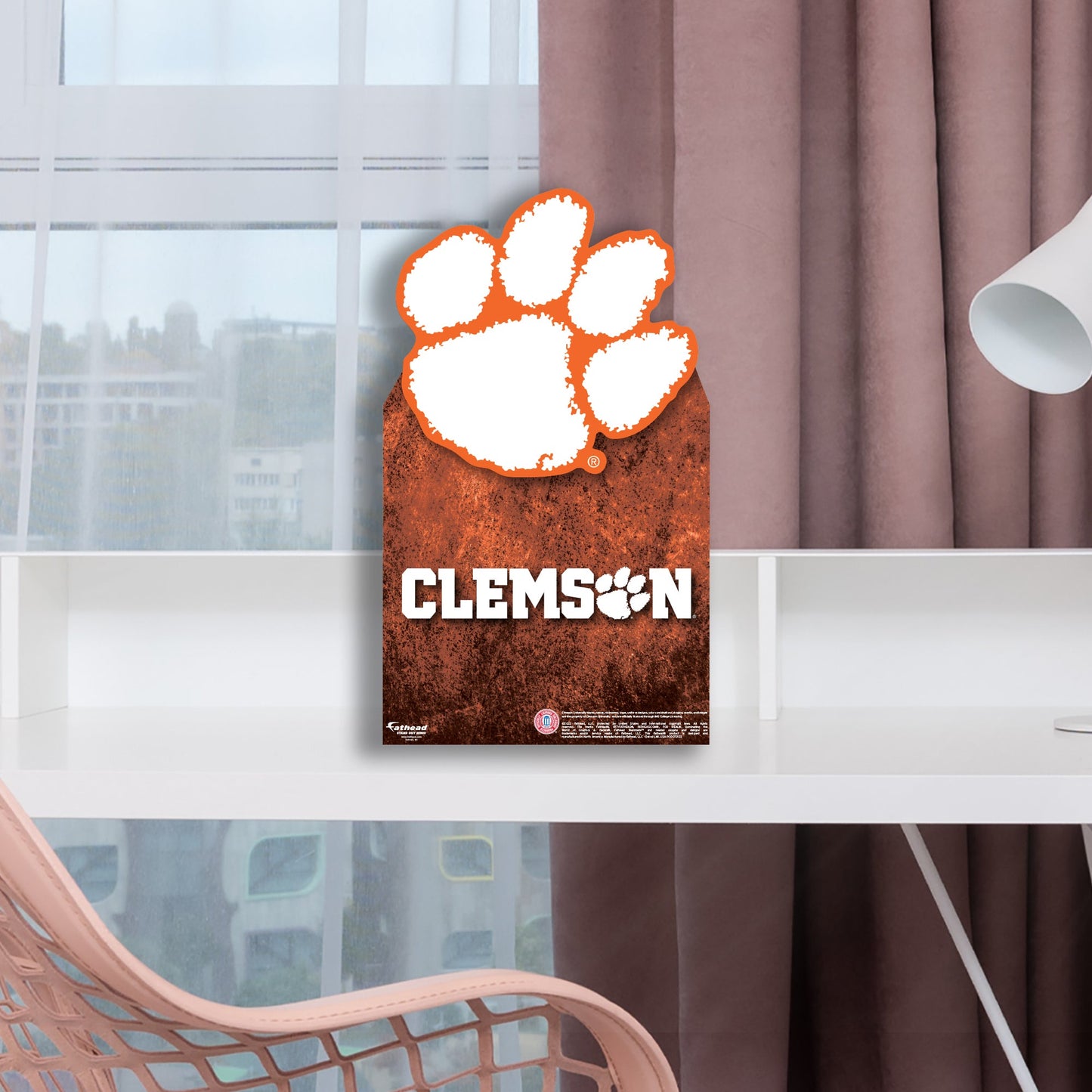 Clemson Tigers: Mini Cardstock Cutout - Officially Licensed NCAA Stand Out