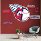 Cleveland Guardians: Logo - Officially Licensed MLB Removable Adhesive Decal