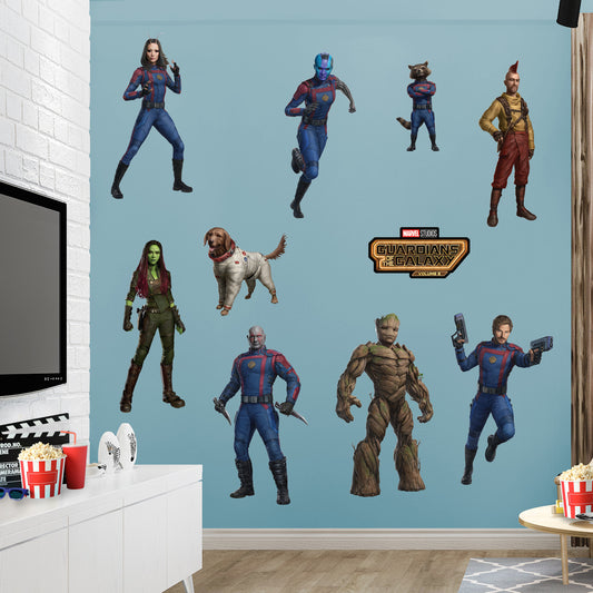 Guardians of the Galaxy vol.3:  Characters Collection        - Officially Licensed Marvel Removable     Adhesive Decal