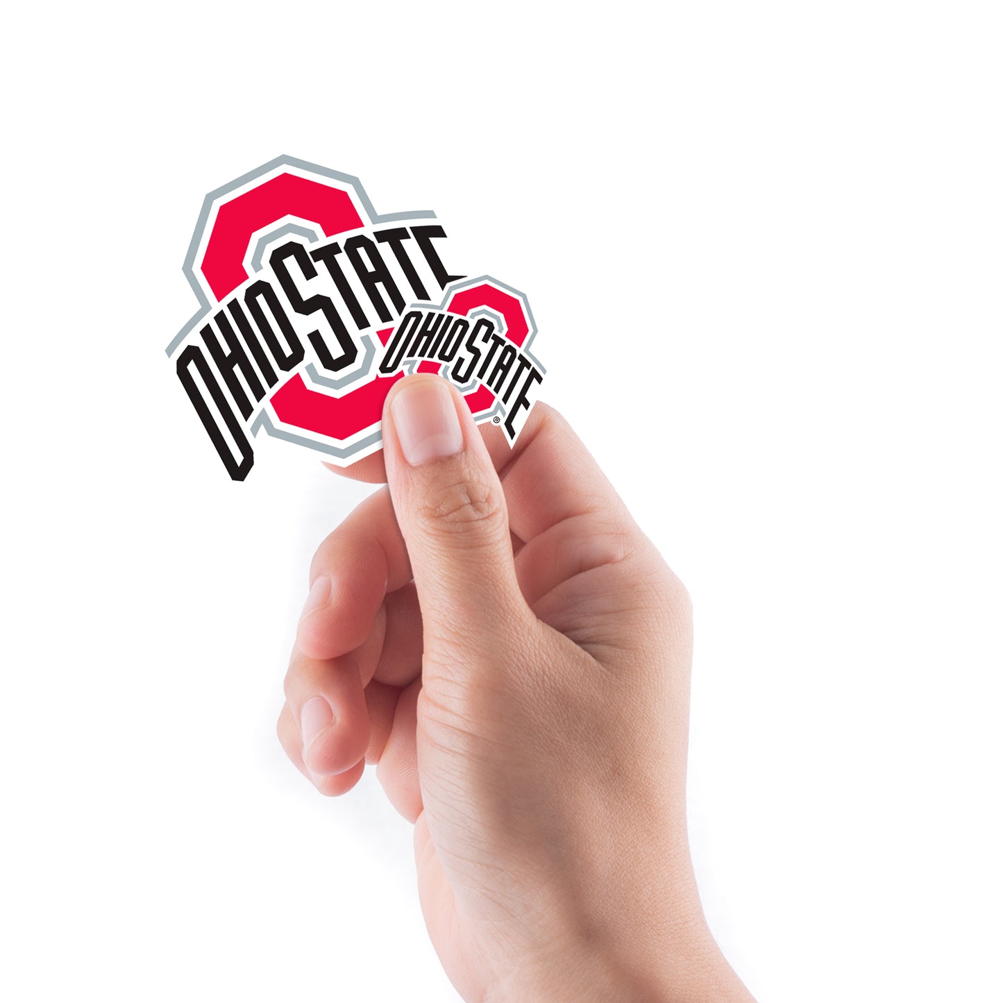 Sheet of 5 -Ohio State U: Ohio State Buckeyes 2021 Logo Minis        - Officially Licensed NCAA Removable    Adhesive Decal