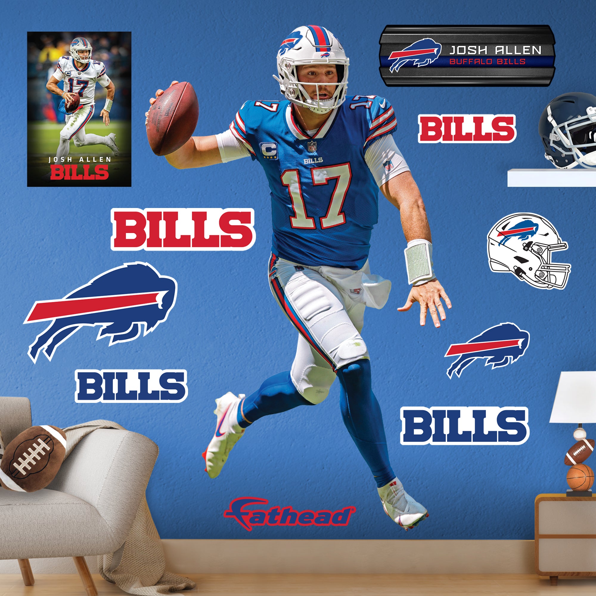 Josh Allen - RealBig Collection - Official NFL - Buffalo Bills - Reusa ...