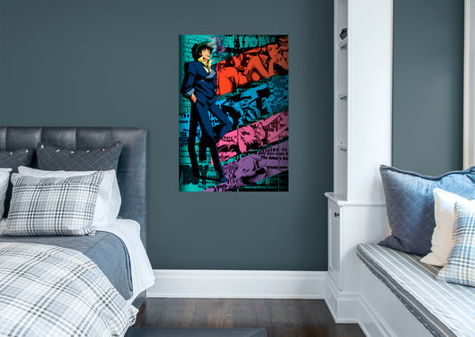 Cowboy Bebop: Spike Wall Group Mural        - Officially Licensed Funimation Removable Wall   Adhesive Decal