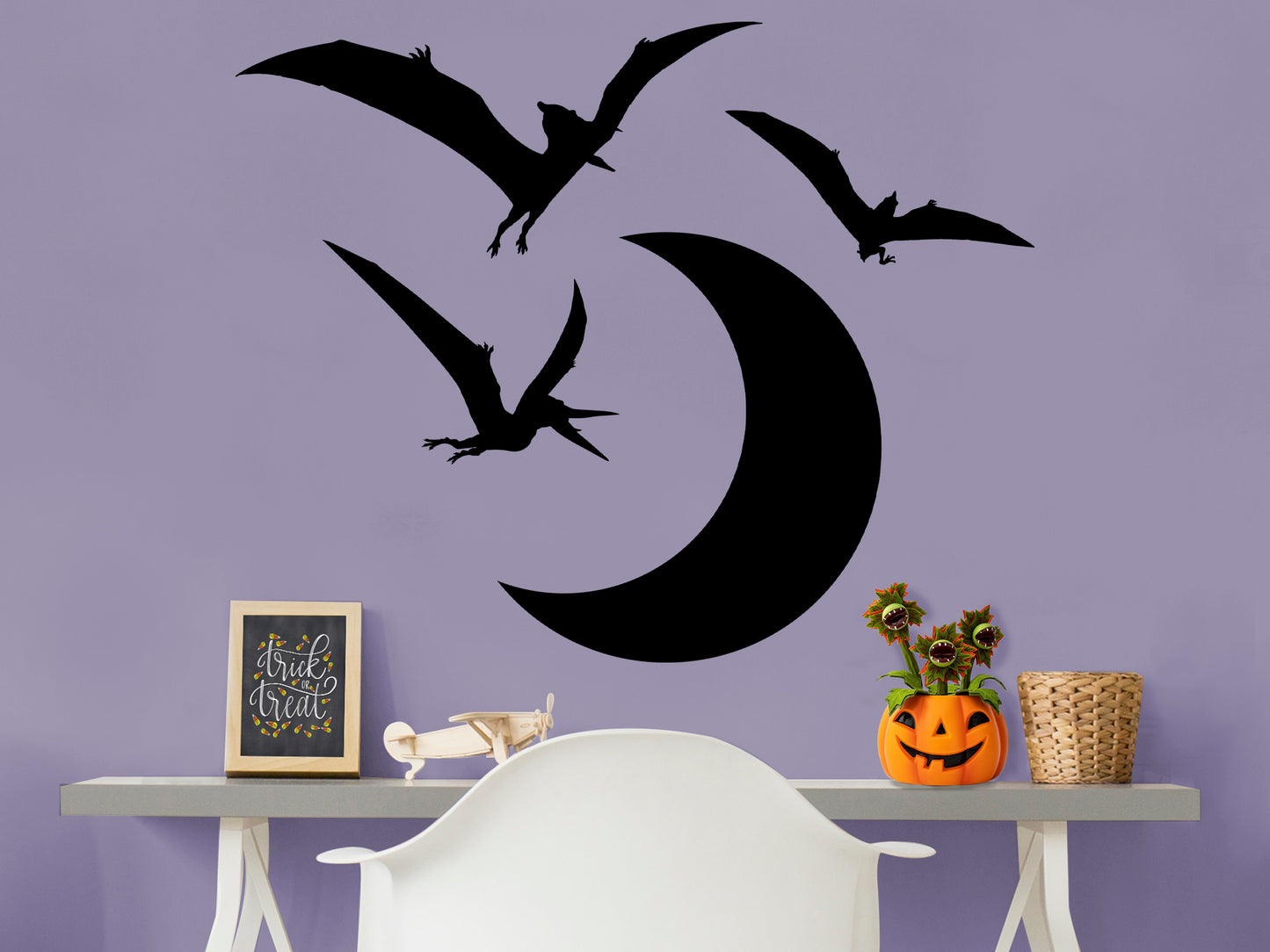 Jurassic World:  Pterodactyl Moon Premask        - Officially Licensed NBC Universal Removable Wall   Adhesive Decal