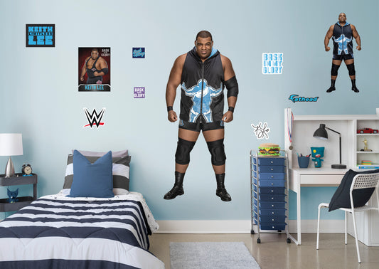 Keith Lee         - Officially Licensed WWE Removable Wall   Adhesive Decal