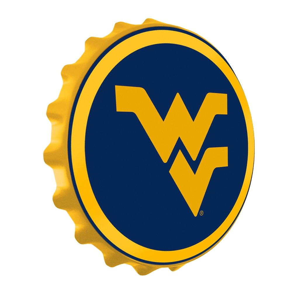 West Virginia Mountaineers: Bottle Cap Wall Sign - The Fan-Brand