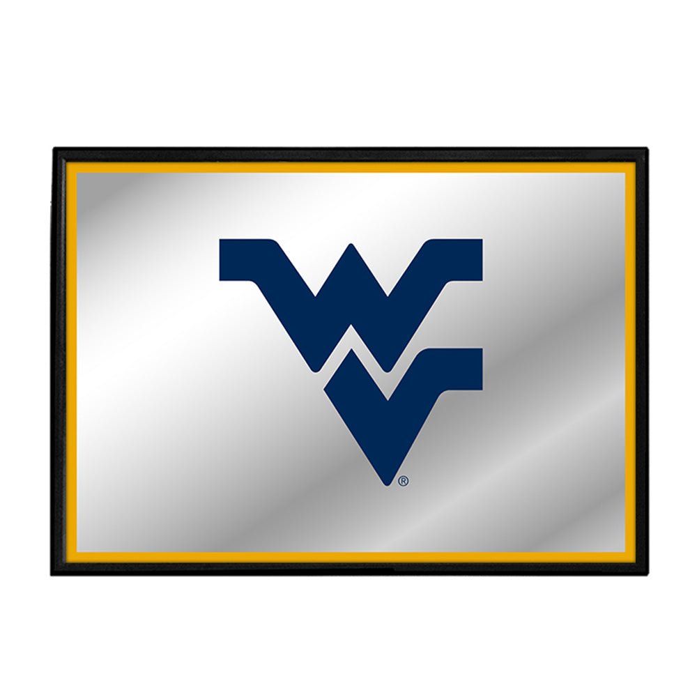 West Virginia Mountaineers: Framed Mirrored Wall Sign - The Fan-Brand