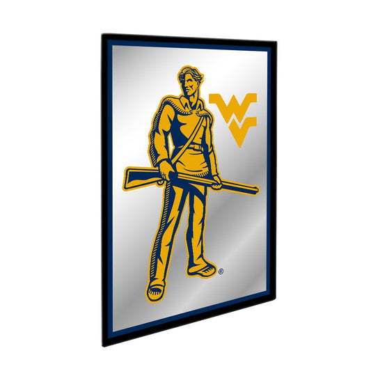 West Virginia Mountaineers: Mascot - Framed Mirrored Wall Sign - The Fan-Brand