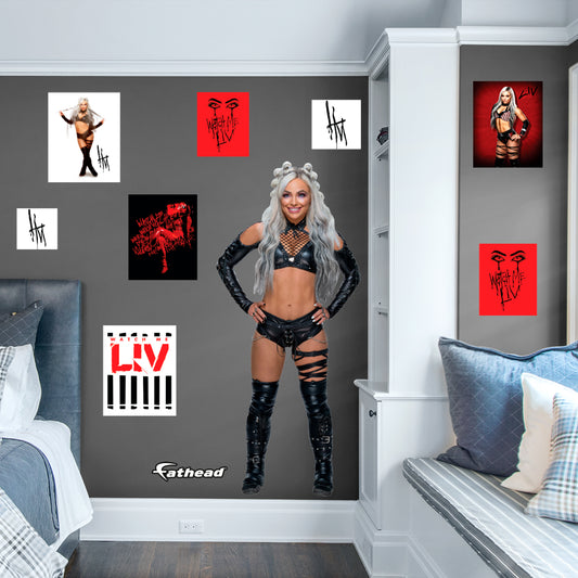 Liv Morgan         - Officially Licensed WWE Removable     Adhesive Decal