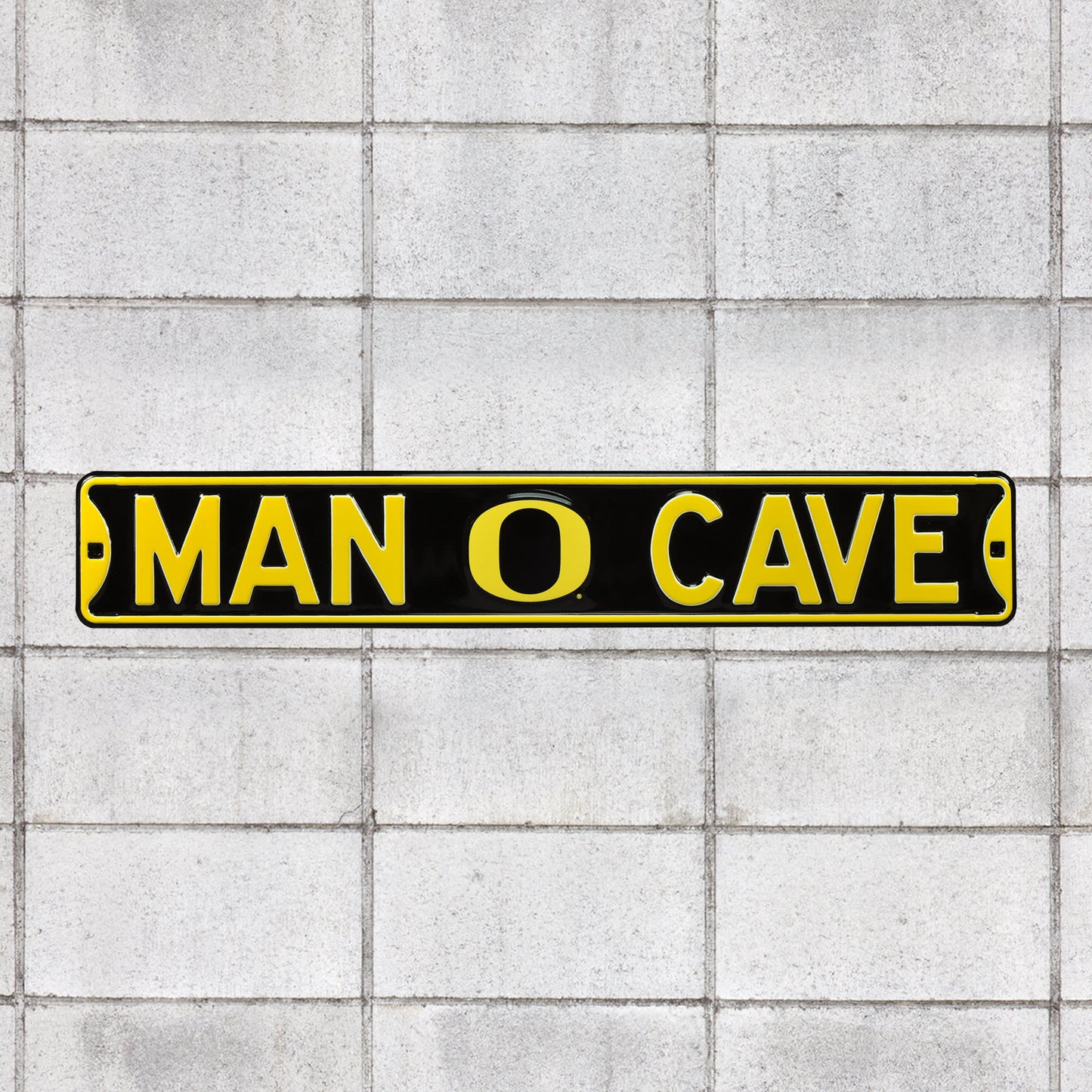 Oregon Ducks: Man Cave - Officially Licensed Metal Street Sign