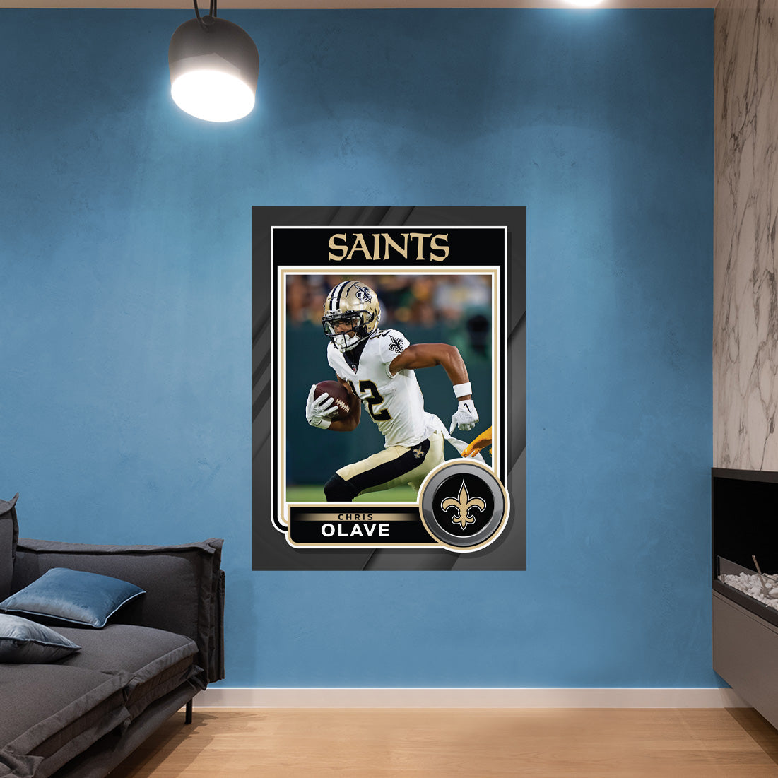 New Orleans Saints: Chris Olave 2022 Mini Cardstock Cutout - Officiall –  Fathead