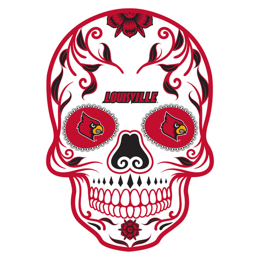 The best selling] Custom Skull Louisville Cardinals NCAA St