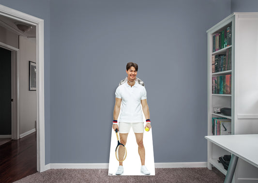 Sports: Tennis Man Stand In  Life-Size   Foam Core Cutout  -      Stand Out