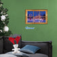 Christmas:  Illuminated House Instant Windows        -   Removable     Adhesive Decal