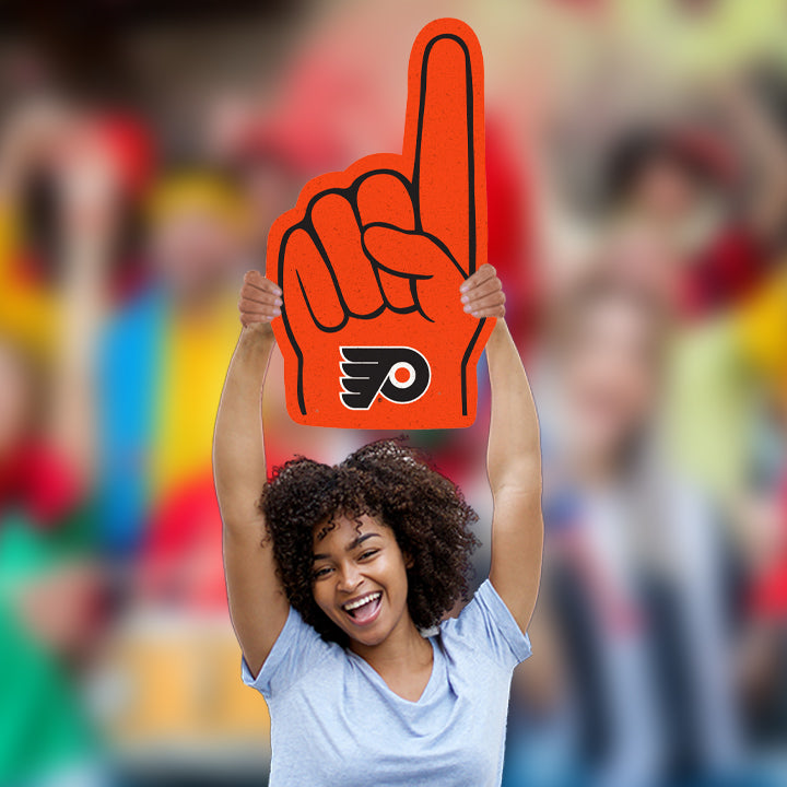 Foam Finger - Big Head - Official NHL - Philadelphia Flyers - Foam Core Cutout