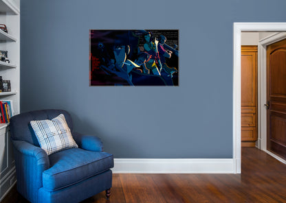 Cowboy Bebop: Shadow Group Mural        - Officially Licensed Funimation Removable Wall   Adhesive Decal