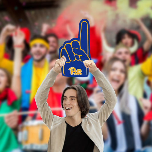 Pittsburgh Panthers:  2021 Foamcore Foam Finger   Foam Core Cutout  - Officially Licensed NCAA    Big Head