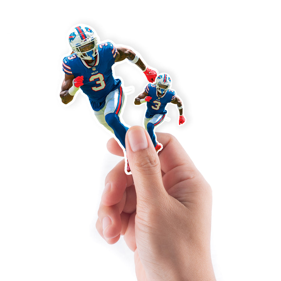 Damar Hamlin - 5 Minis (Mixed Sizes) - Official NFL - Buffalo Bills - Reusable Vinyl Decals