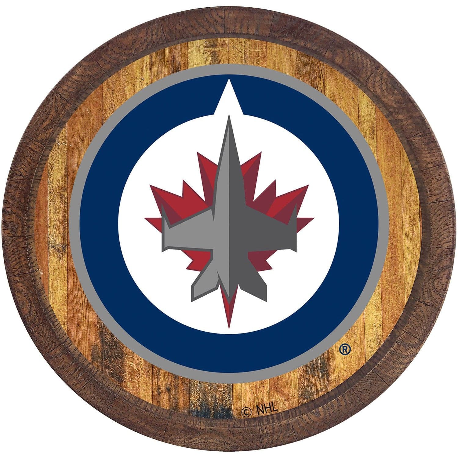 Winnipeg Jets: "Faux" Barrel Top Sign - The Fan-Brand