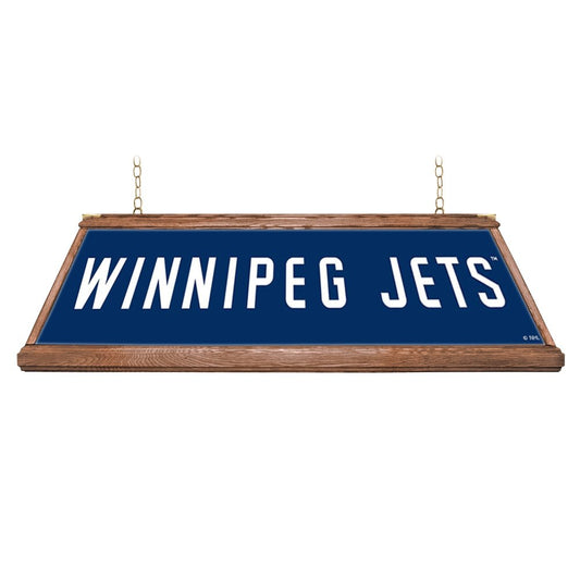 Winnipeg Jets: Premium Wood Pool Table Light - The Fan-Brand