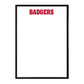 Wisconsin Badgers: Framed Dry Erase Wall Sign - The Fan-Brand