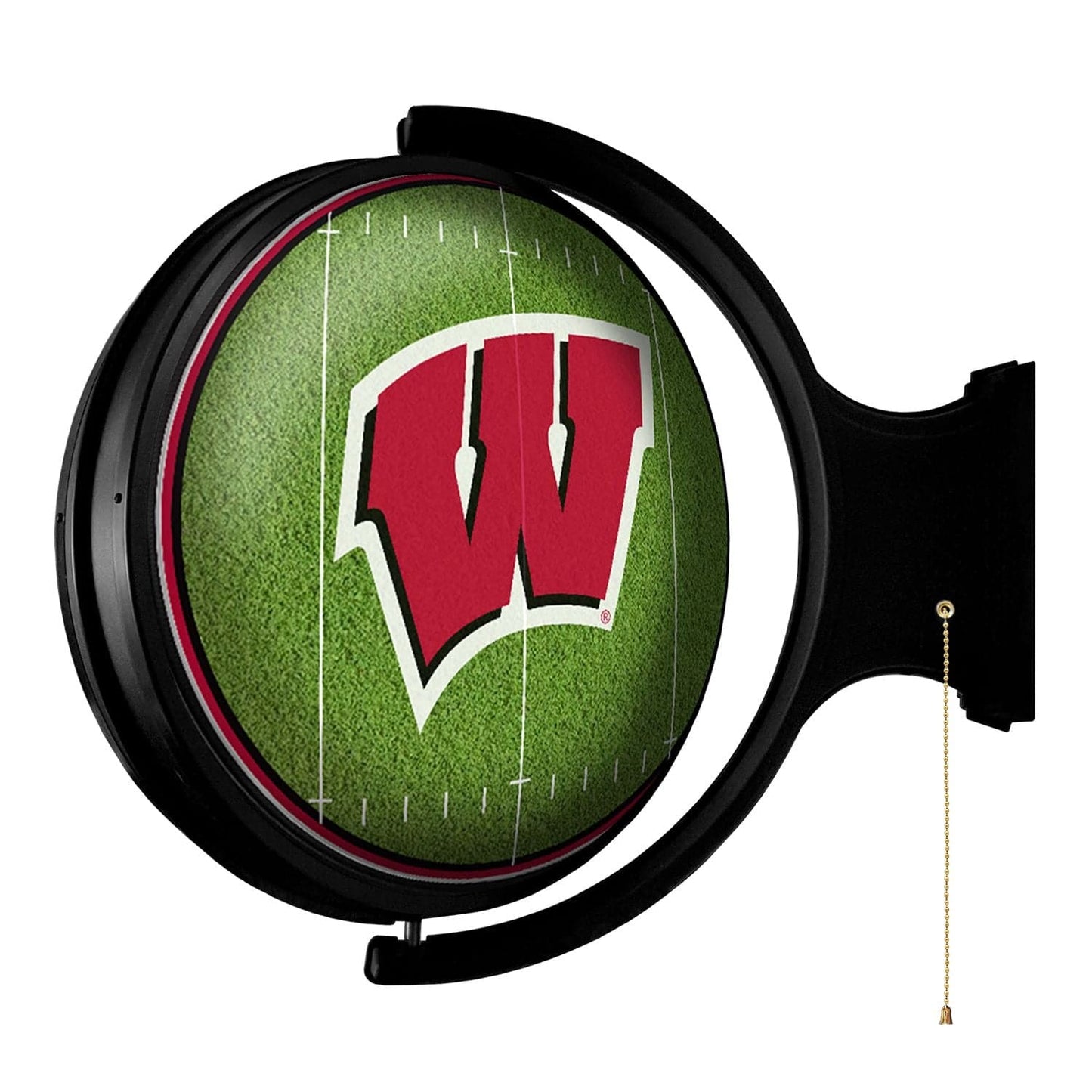 Wisconsin Badgers: On the 50 - Rotating Lighted Wall Sign - The Fan-Brand