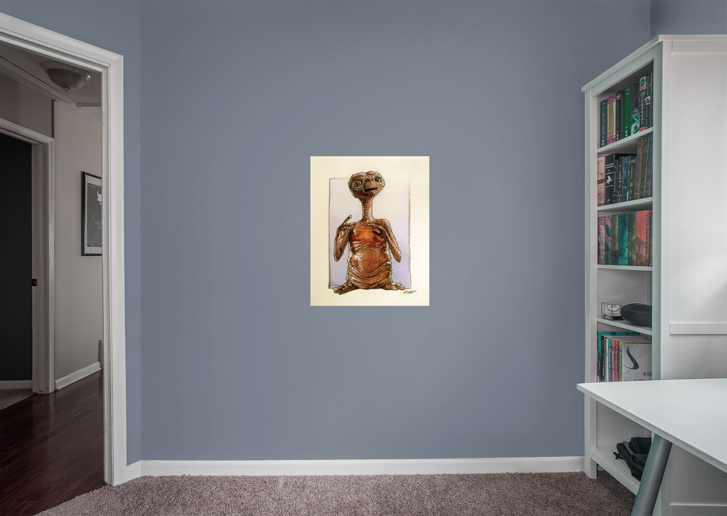 E.T.:  Painting 1 Mural        - Officially Licensed NBC Universal Removable Wall   Adhesive Decal
