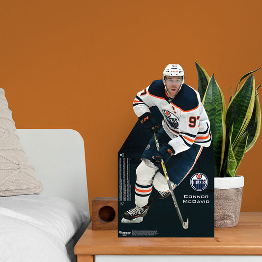 Edmonton Oilers: Connor McDavid 2021  Mini   Cardstock Cutout  - Officially Licensed NHL    Stand Out