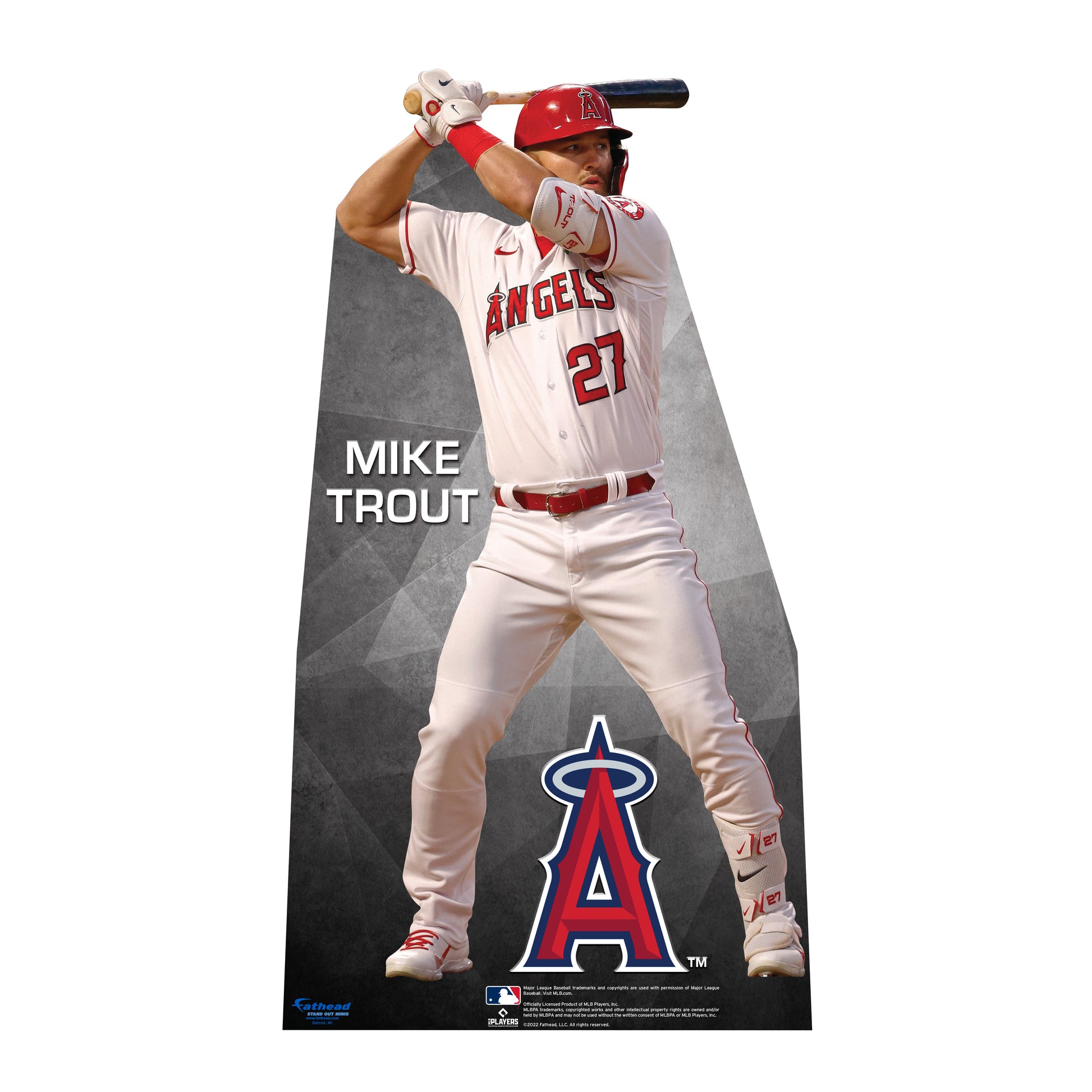 Los Angeles Angels: Mike Trout 2022 Mini Cardstock Cutout - Officially –  Fathead