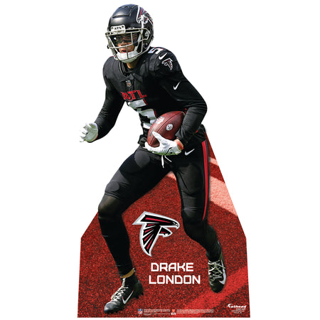 Atlanta Falcons: Drake London 2022 Life-Size Foam Core Cutout