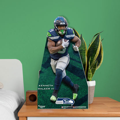 Seattle Seahawks: Kenneth Walker III 2023  Mini   Cardstock Cutout  - Officially Licensed NFL    Stand Out