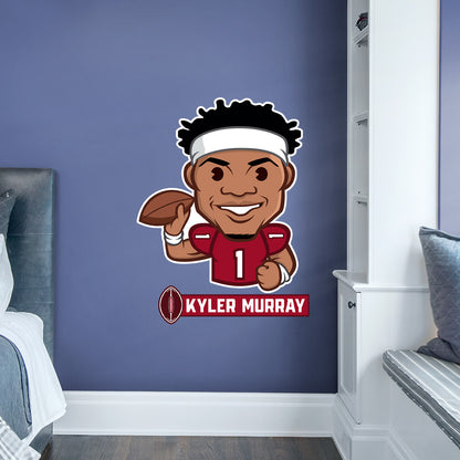 Arizona Cardinals: Kyler Murray  Emoji        - Officially Licensed NFLPA Removable     Adhesive Decal