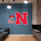 Nebraska Cornhuskers: Logo - Officially Licensed NCAA Removable Adhesive Decal