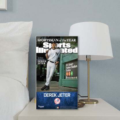New York Yankees: Derek Jeter December 2009 Sportsman of the Year Sports Illustrated Cover  Mini   Cardstock Cutout  - Officially Licensed MLB    Stand Out