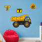 Tonka Trucks: Mighty Dump Truck Classic RealBig - Officially Licensed Hasbro Removable Adhesive Decal