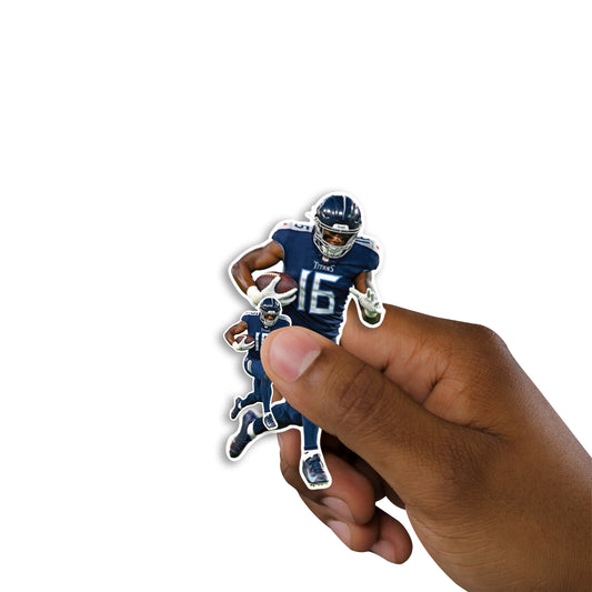 Tennessee Titans: Treylon Burks  Minis        - Officially Licensed NFL Removable     Adhesive Decal