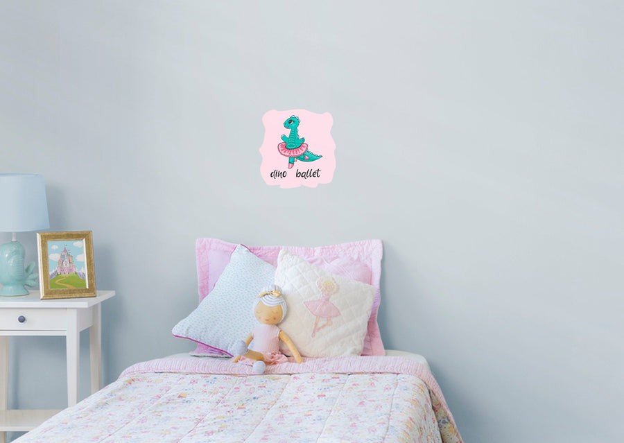 Dinosaurs:  Dino Ballet Icon        -   Removable Wall   Adhesive Decal