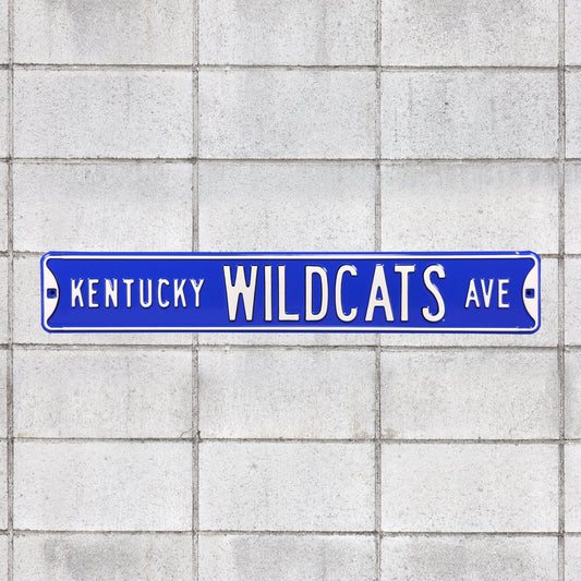 Kentucky Wildcats: Kentucky Wildcats Avenue - Officially Licensed Metal Street Sign