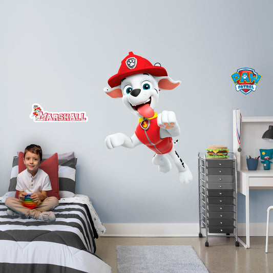 Paw Patrol: Marshall RealBig        - Officially Licensed Nickelodeon Removable     Adhesive Decal