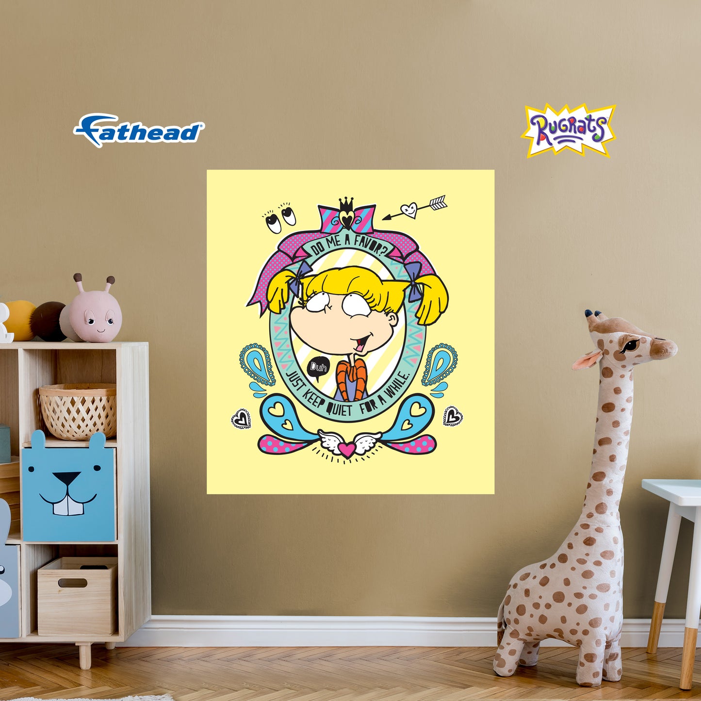 Rugrats:  Do Me A Favor Poster        - Officially Licensed Nickelodeon Removable     Adhesive Decal