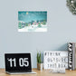 Christmas:  Small City Poster        -   Removable     Adhesive Decal