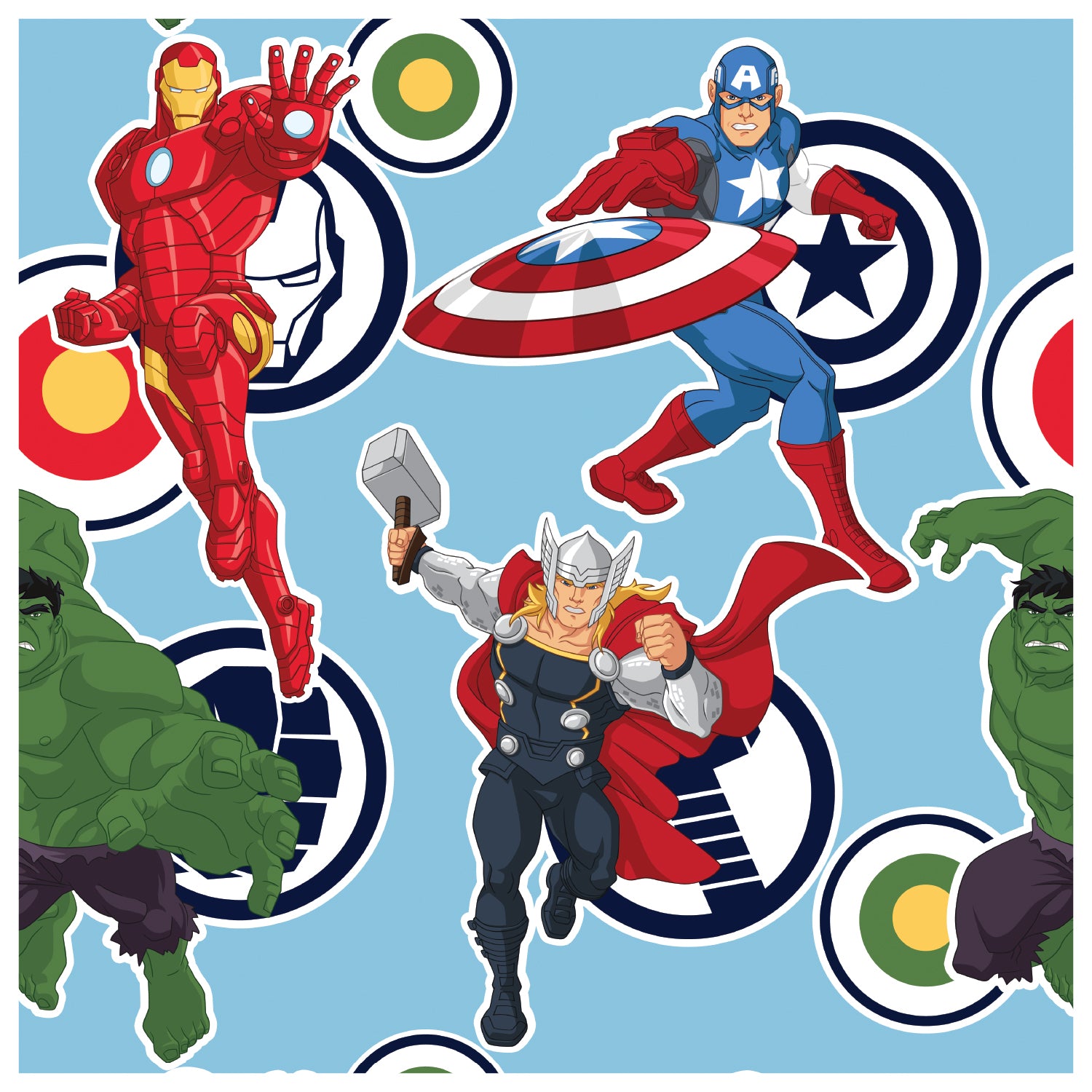 Avengers: Poses & Icons - Officially Licensed Marvel Peel & Stick