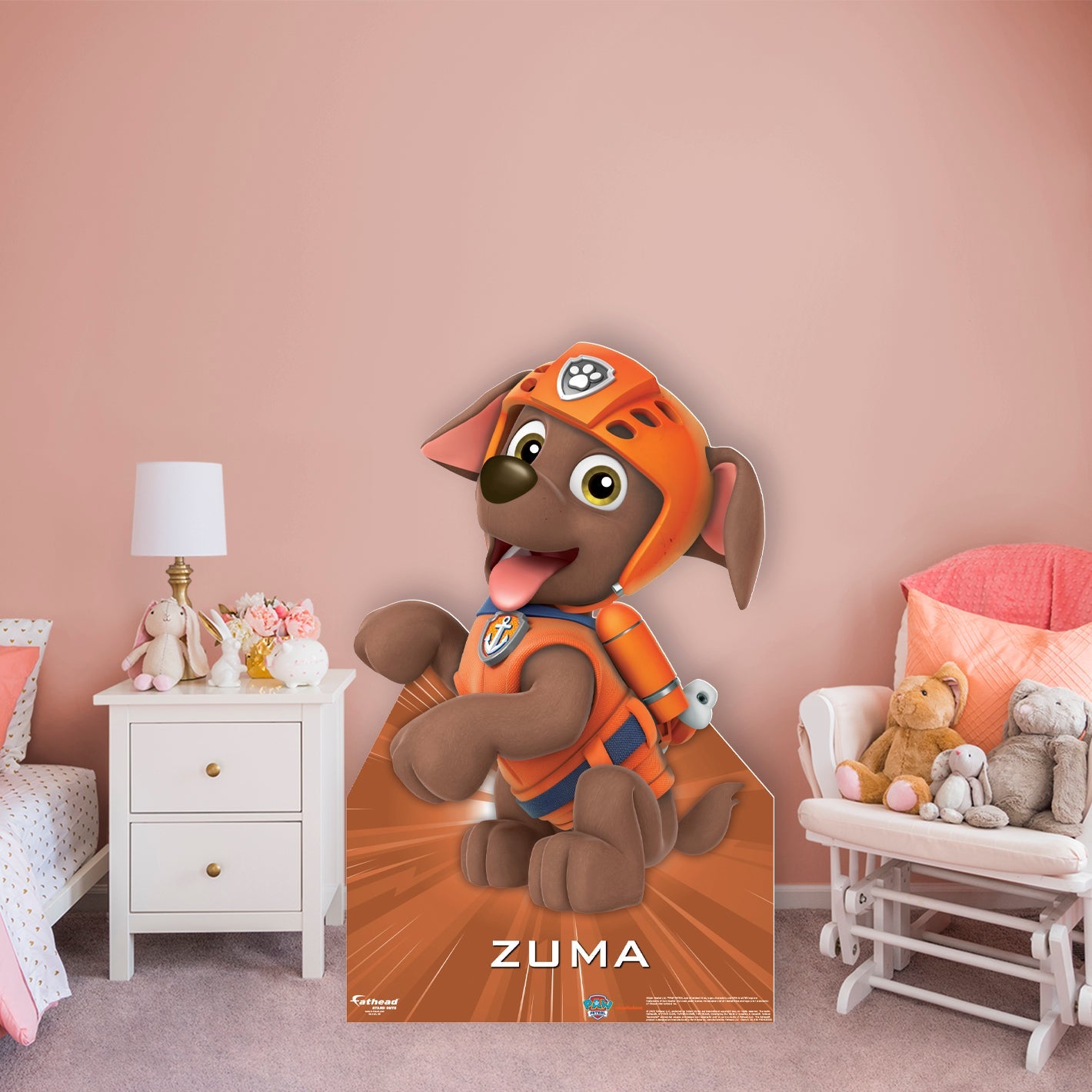 Paw Patrol: Zuma Life-Size Foam Core Cutout - Officially Licensed Nickelodeon Stand Out
