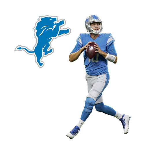 Detroit Lions: Alumigraphic Logo - NFL Outdoor Graphic 32W x 24H