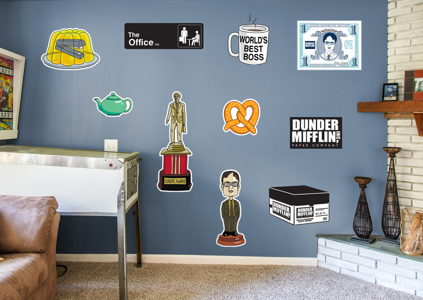 The Office  Generic Collection        - Officially Licensed NBC Universal Removable Wall   Adhesive Decal