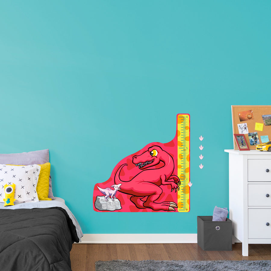 Growth Charts Dinosaurs 10  - Removable Wall Decal