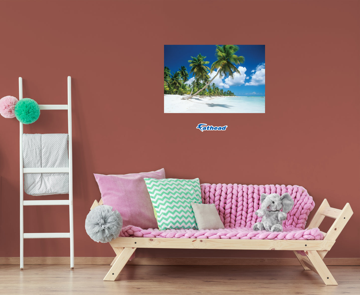 Generic Scenery: Palm Trees Poster        -   Removable     Adhesive Decal