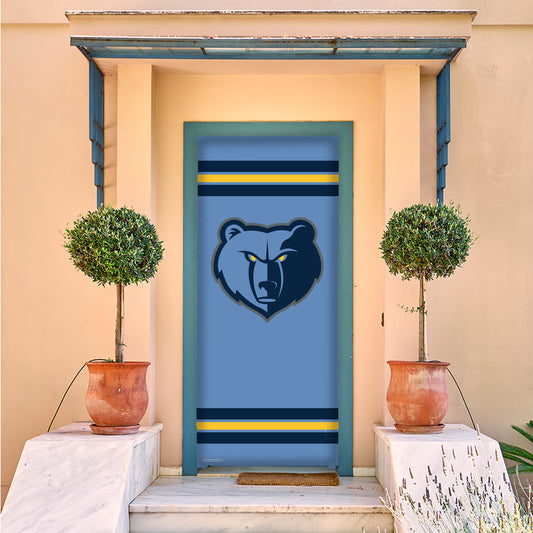 Memphis Grizzlies:  Logo        - Officially Licensed NBA    Door Cover