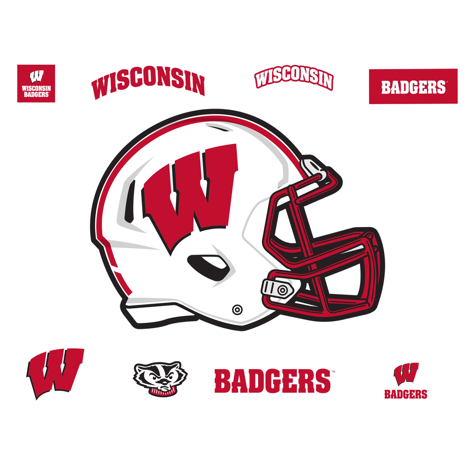 Wisconsin badgers hot sale helmet