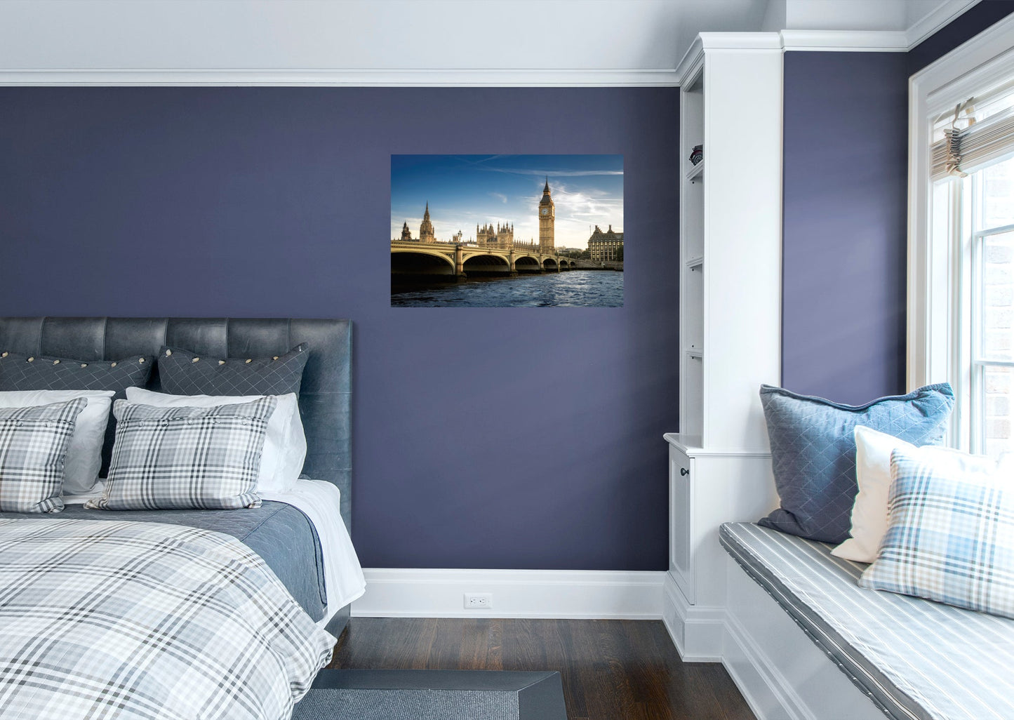 Popular Landmarks: London Realistic Poster - Removable Adhesive Decal